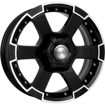 Диск K&K M56 16x7 6x139.70 ET38 DIA108.10 Алмаз Черный