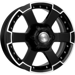 Диск K&K M56 16x7 6x139.70 ET38 DIA108.10 Алмаз Черный