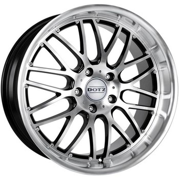 Диск Dotz MUGELLO 16x7 5x114.30 ET35 DIA71.60 Черный с полировкой