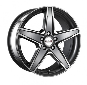 Диск MAK Stern 19x9.50 5x112 ET50 DIA66.60 Gun Metallic-Mirror Face