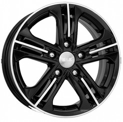 Диск K&K Trinity 15x6 5x100 ET38 DIA57.10 Алмаз Черный