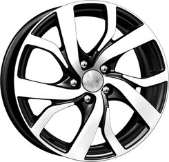 Диск K&K Палермо 16x6.50 5x114.30 ET45 DIA60.10 Алмаз Черный