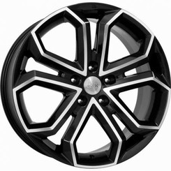 Диск K&K Пандора 19x8.50 5x130 ET38 DIA84.10 Алмаз Черный