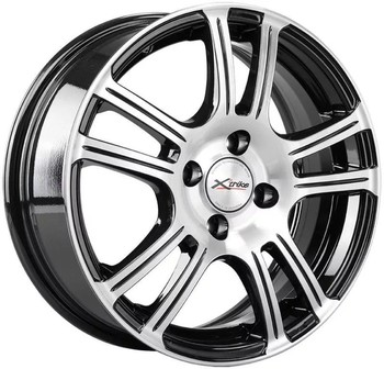 Диск X'trike X-105 15x6 4x98 ET35 DIA58.10 BK/FP