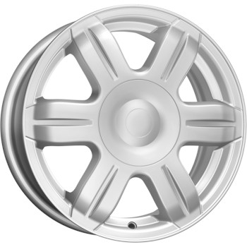 Диск K&K Solaris KC670 15x6 4x100 ET48 DIA54.10 Сильвер