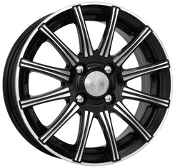Диск K&K Сиеста 15x6 5x105 ET39 DIA56.60 Алмаз Черный