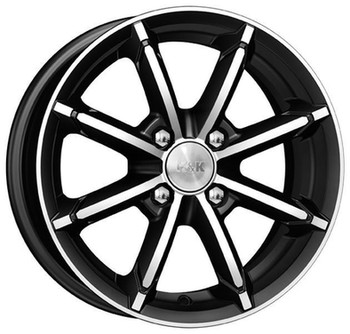 Диск K&K Sportline 14x6 4x100 ET40 DIA67.10 Алмаз Черный