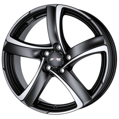 Диск ALUTEC Shark 17x7.50 5x100 ET35 DIA63.30 Racing Black Front Polished