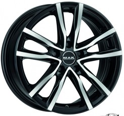 Диск MAK MILANO 17x8 5x114.30 ET50 DIA76.10 Black Mirror