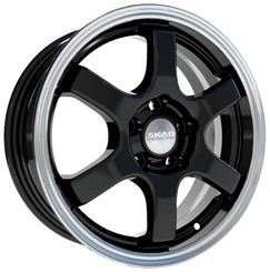 Диск Скад Киото 15x6 5x100 ET38 DIA57.10 антрацит-алмаз