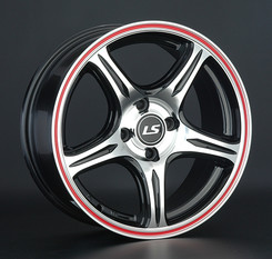 Диск LS wheels LS319 15x6.50 5x105 ET39 DIA56.60 BKFRL