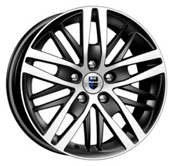 Диск K&K Fencer (КС730) 16x7 5x110 ET38 DIA65.10 Алмаз Черный