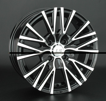 Диск LS wheels LS568 16x7 5x114.30 ET40 DIA73.10 BKF