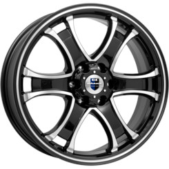 Диск K&K Балеар 18x7.50 6x139.70 ET38 DIA67.10 Алмаз Черный
