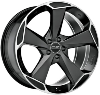 Диск OZ Aspen 20x9.50 5x108 ET36 DIA63.30 MATT BLACK DIAMOND CUT