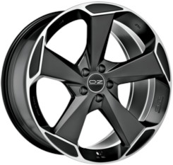 Диск OZ Aspen 21x9 5x112 ET50 DIA79 MATT BLACK DIAMOND CUT