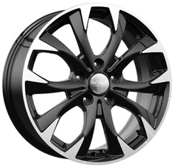 Диск K&K КС740 17x7 5x114.30 ET53 DIA67.10 Алмаз Черный