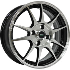 Диск Megami MGM-5 14x6 4x100 ET35 DIA73.10 BKF