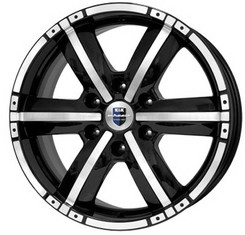 Диск K&K Окинава 17x7.50 6x139.70 ET38 DIA67.10 Алмаз Черный