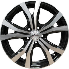 Диск X'trike X-119 16x6.50 5x100 ET38 DIA67.10 BK/FP