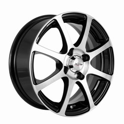 Диск X'trike X-114 14x5.50 4x100 ET35 DIA67.10 BK/FP