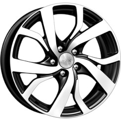 Диск K&K Палермо 16x6.50 5x100 ET42 DIA57.10 Алмаз-черный