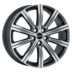 Диск MAK Birmingham 19x8 5x112 ET28 DIA66.60 Gunmetal Mirror Face
