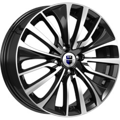 Диск K&K Flanker 17x6.50 4x100 ET45 DIA67.10 Алмаз Черный