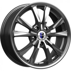 Диск K&K Спайдер 16x6.50 5x114.30 ET45 DIA60.10 дарк платинум