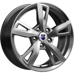 Диск K&K Фишт 16x6.50 5x114.30 ET50 DIA66.10 дарк платинум