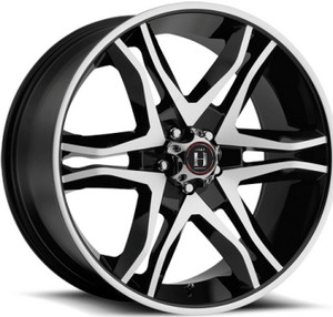 Диск HARP Y-893 20x8.50 5x150 ET45 DIA110.10 gloss-black-machined