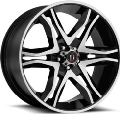 Диск HARP Y-893 20x8.50 5x150 ET45 DIA110.10 gloss-black-machined