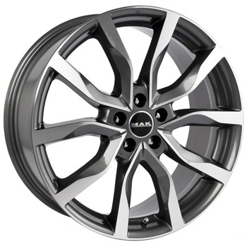 Диск MAK KOLN 21x9.50 5x114.30 ET48 DIA76.10 Gunmetal Mirror Face