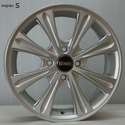 Диск Tech Line 523 15x6 4x100 ET39 DIA67.10 S