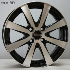 Диск Tech Line 634 16x6 4x100 ET37 DIA60.10 BD
