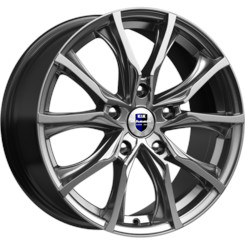 Диск K&K Твист 17x7.50 5x130 ET43 DIA71.60 дарк платинум