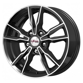 Диск iFree Икигай 16x6.50 5x110 ET35 DIA65.10 блэк джек