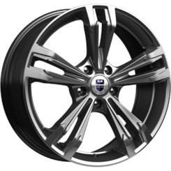 Диск K&K Каррера 18x7 5x114.30 ET40 DIA66.10 дарк платинум
