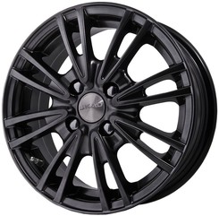 Диск Скад Пантера 14x5.50 4x100 ET45 DIA56.60 чёрный бархат