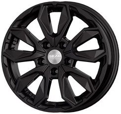 Диск Скад Нагоя 16x6 5x114.30 ET45 DIA67.10 чёрный бархат