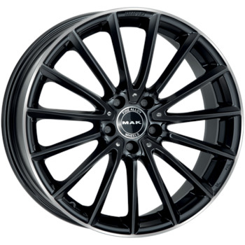 Диск MAK Komet 19x8 5x112 ET43 DIA66.60 Gloss Black Mirror Ring