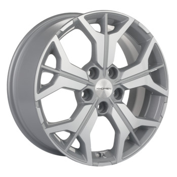 Диск Khomen 1715 17x7 5x112 ET54 DIA57.10 F-Silver-FP