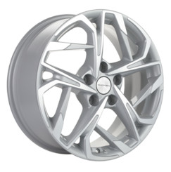 Диск Khomen 1716 17x7 5x114.30 ET45 DIA66.10 F-Silver-FP