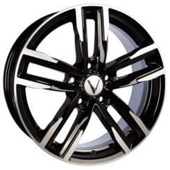 Диск Вектор B213 17x7 5x114.30 ET45 DIA60.10 Алмаз-черный