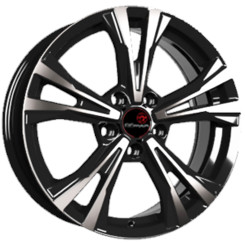 Диск Remain R204 17x7 5x114.30 ET50 DIA67.10 Алмаз Черный