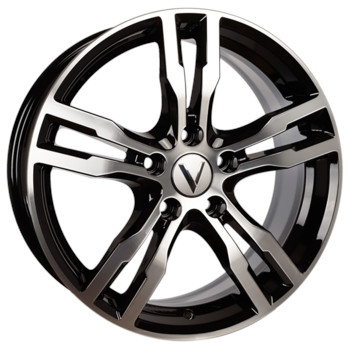 Диск Вектор В193 17x7 5x114.30 ET50 DIA67.10 Алмаз-черный