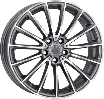 Диск MAK Komet 19x7.50 5x112 ET32 DIA66.60 Gun Met Mirror Face