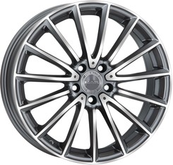 Диск MAK Komet 19x7.50 5x112 ET32 DIA66.60 Gun Met Mirror Face