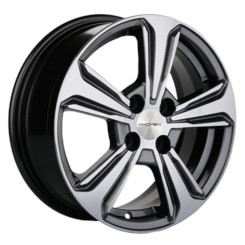 Диск Khomen 1502 15x6 4x100 ET50 DIA60.10 G-Silver-FP