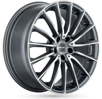 Диск MAK Komet 17x7.50 5x112 ET45 DIA66.60 Gun Metallic Mirror Face